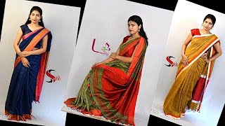 Soft Linen Sarees Collections || Cash On Delivery || Easy Buy screenshot 1