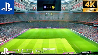 eFootball 2026 (PS5 PRO) | Inter Milan vs Borussia Dortmund | 4K 60FPS HDR Gameplay