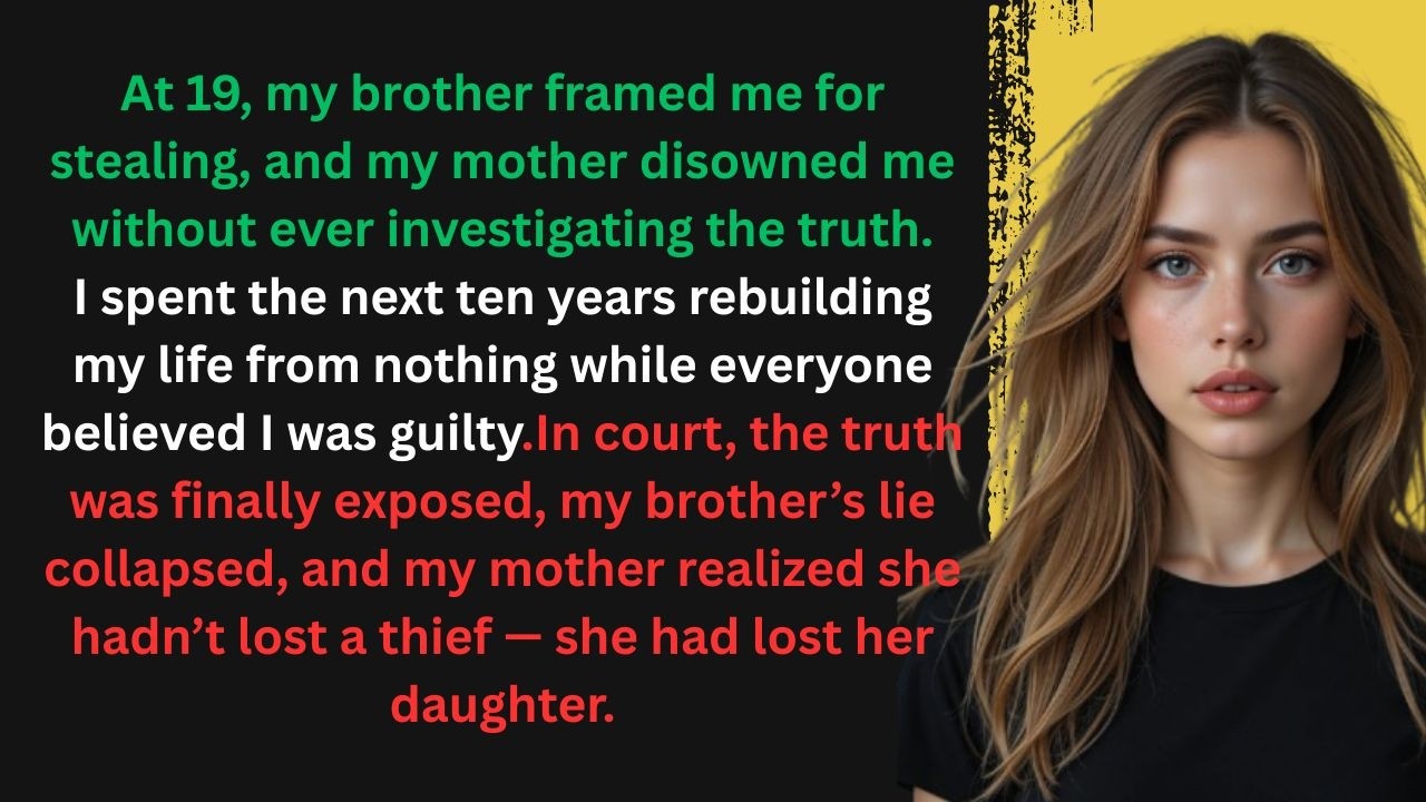 My Brother Framed Me & My Mom Disowned Me at 19 — 10 Years Later the Truth Came Out in Court