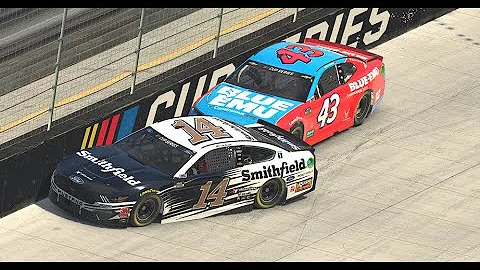Bowyer frustrated with Bubba Wallace at virtual Br...