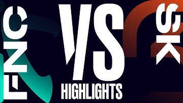 FNC vs.  SK - LEC Week 1 Day 1 Match Highlights (Spring 2019)