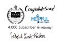 138 helpfullockpicker 4000 subscriber redrawing winner announcement