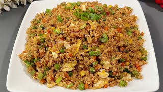 Quinoa Fried Rice Recipe| Healthy Quinoa Dinner Recipe