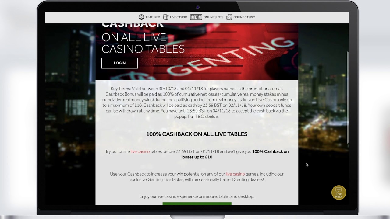 Top Cashback Bonuses in UK Casinos 2019