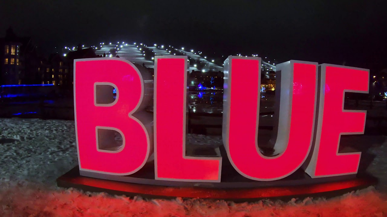 a real walk around blue mountain village and the blumination dream trail