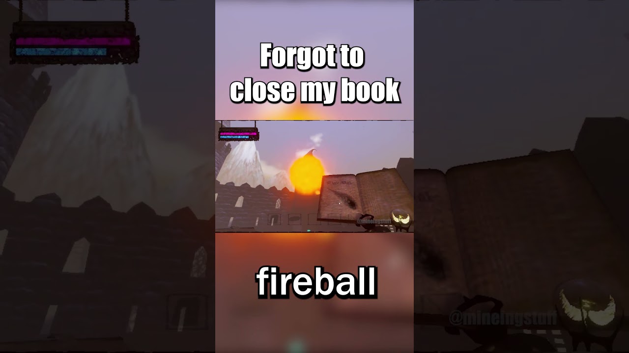 the fireball incident - #magearena #ytshorts #funnymoments