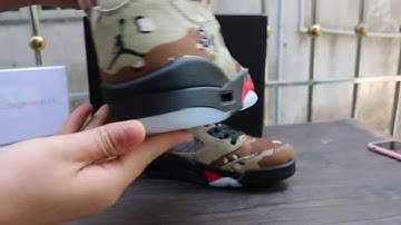 2015 Supreme x Air Jordan 5 “Camo” HD Review From solegeneral.cn