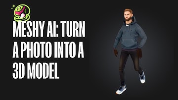 How to Turn a Photo into a 3D Model Using Meshy AI, Spline & Webflow (Step-by-Step Guide)