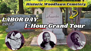 Grand Tour Woodlawn Cemetery, featuring LaGuardia, Miles Davis, Titanic victims, Celia Cruz, others
