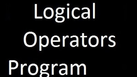 Logical Operators program in C Language (HINDI) by Saurabh Bhargava