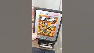 Atari 2600 Mario Bros - CRT Sanyo - #retrogaming #asmr #crt  #gameplay #atari #atari2600 #mariobros