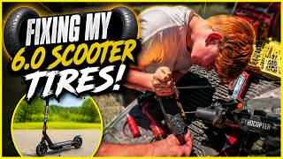 How to easily change gyrocopter flash6.0 electric scooter tires!!!!