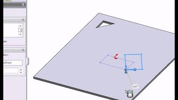 SolidWorks Sheet Metal - How to rotate your entities