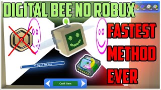 I Got The Digital Bee WITHOUT ROBUX With This FAST Method | Bee Swarm Simulator