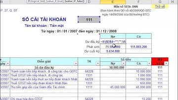Hướng dẫn sử dụng hàm If trong file kế toán excel