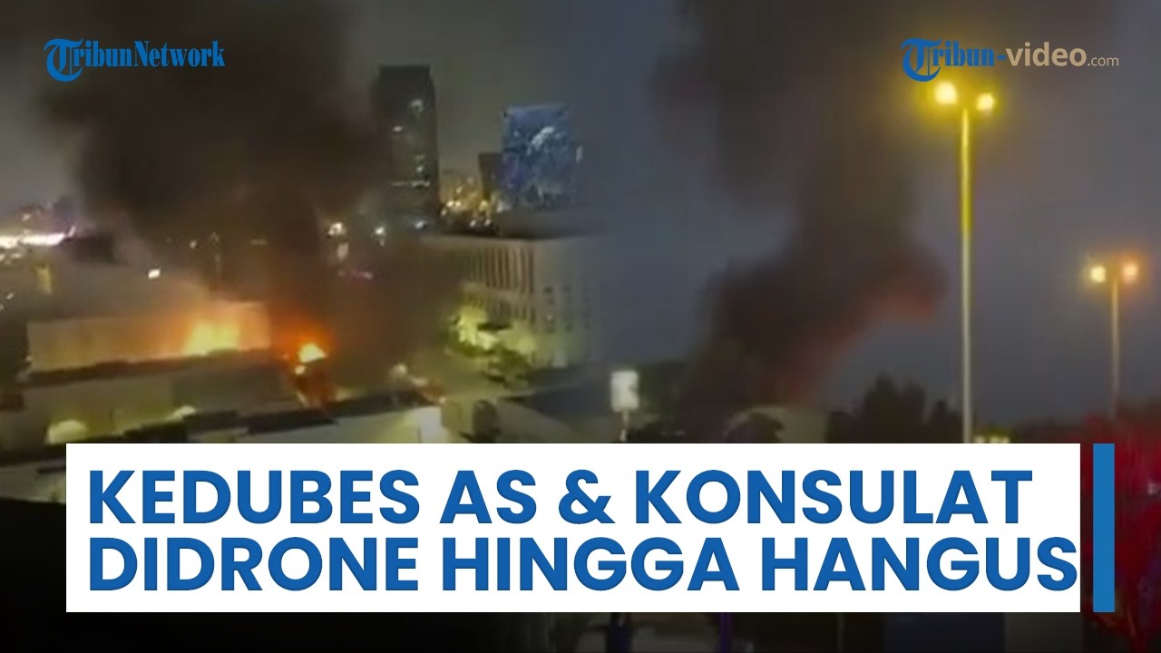 Kedutaan Besar di Beirut & Konsulat AS di Dubai Jadi Sasaran Gempuran Drone, Kebakaran Besar Terjadi