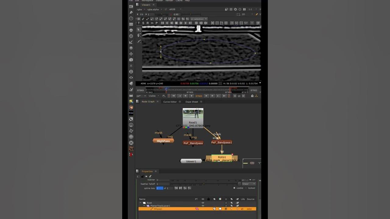 Nuke Tips 5 Pass filtering for untrackable footage YouTube