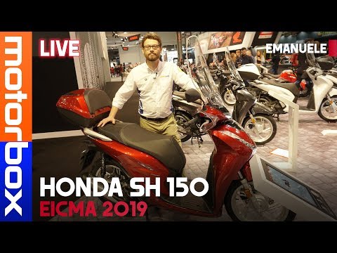 Video Honda SH 2020 | Sottosella più grande, motori EURO 5 e... - youtube