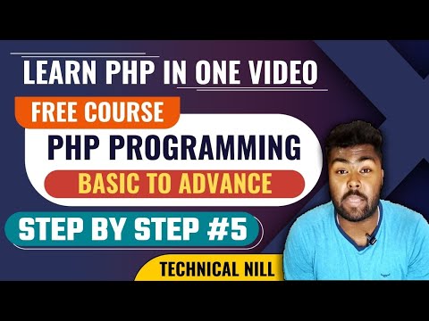 PHP Programming Language | Complete Basic To Advance Course Free Part 5