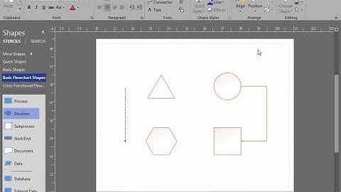 Working with Visio Shapes in Visio 2016