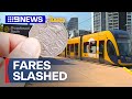 Public transport fares to be slashed to 50 cents in queensland  9 news australia