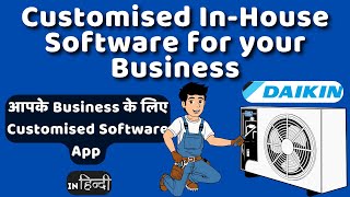 Customised In-House Software for Your Business | Service Center Daikin Air Conditioner App | Rappid screenshot 1