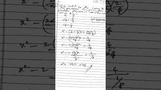 If α and β are zeroes of a quadratic polynomial p x² + qx + 1. Form a quadratic polynomial