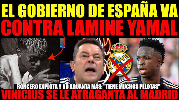 😡🚨 ENANOS DEFIENDEN A LAMINE YAMAL Y EL GOBIERNO LE INVESTIGA | TOMÁS RONCERO EXPLOTA POR VINICIUS