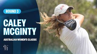 Caley McGinty is bogey-free through 40 holes! Australian Women's Classic