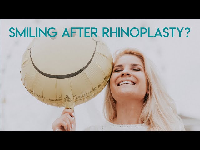 Smiling After Rhinoplasty