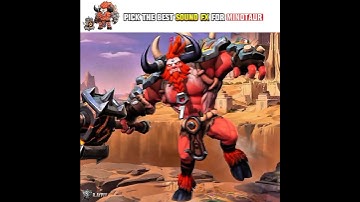 Which Sound FX suits for Minotaur? #MLBB #MLBBCreator #minotaurmlbb #minotaur #soundfx #shorts