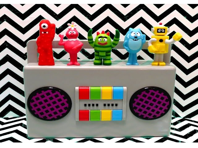 yo gabba gabba booster box B kids Musical Boombox Toys four friendly monsters It's OG Yo Gabba
