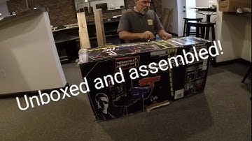 T2 Arcade Cabinet Assembly from Arcade 1up