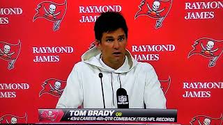 Tom Brady Press Conference Short After COMEBACK WIN Over Rams | Tampa Bay Buccaneers