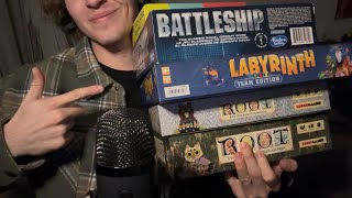 ASMR Showing you my Board Game Collection! (Soft Spoken + Tapping)🎲