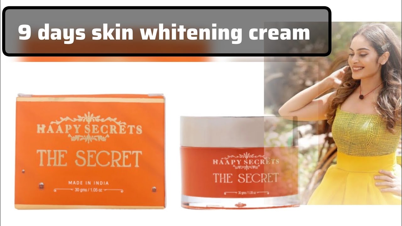 Haappy Secrets- The secret Glutathione Night Cream Review | Skin Brightening Night Cream