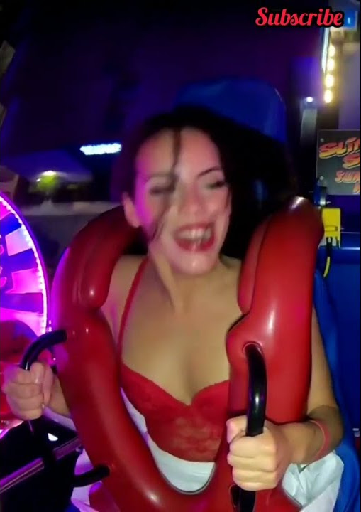 Slingshot Ride Girl Falls Out / Slingshot Ride Girl YouTube