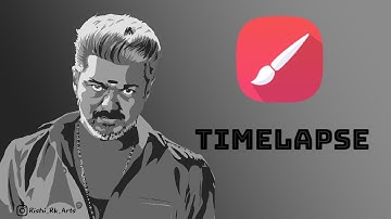 Vexel Art (Vijay) - Infinite Painter - Android (Timelapse)