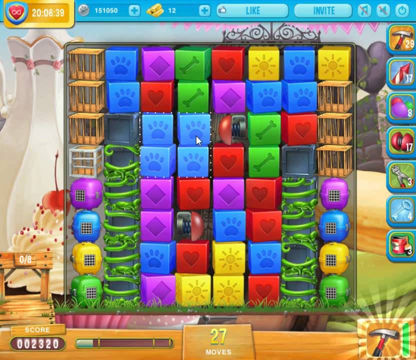 Pet Rescue Saga level 1210 no hammers 😈 ►TOBIAS DEAMON◄