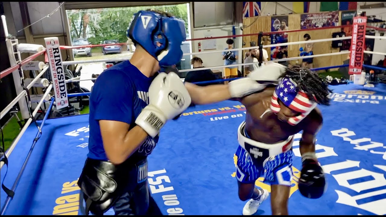 WAR SPARRING AT THE BOXING GYM!!!