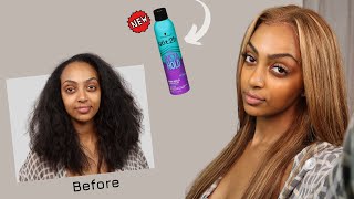 Laying My Wig With Spray... | ft. Unice Hair