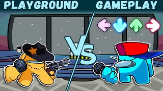 Vs. Sheriff Showdown mod FNF Character Test | Playground  VS Gameplay  yellow