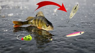 Best ICE FISHING Lures to Catch PERCH!!! (Perch Fishing Tips