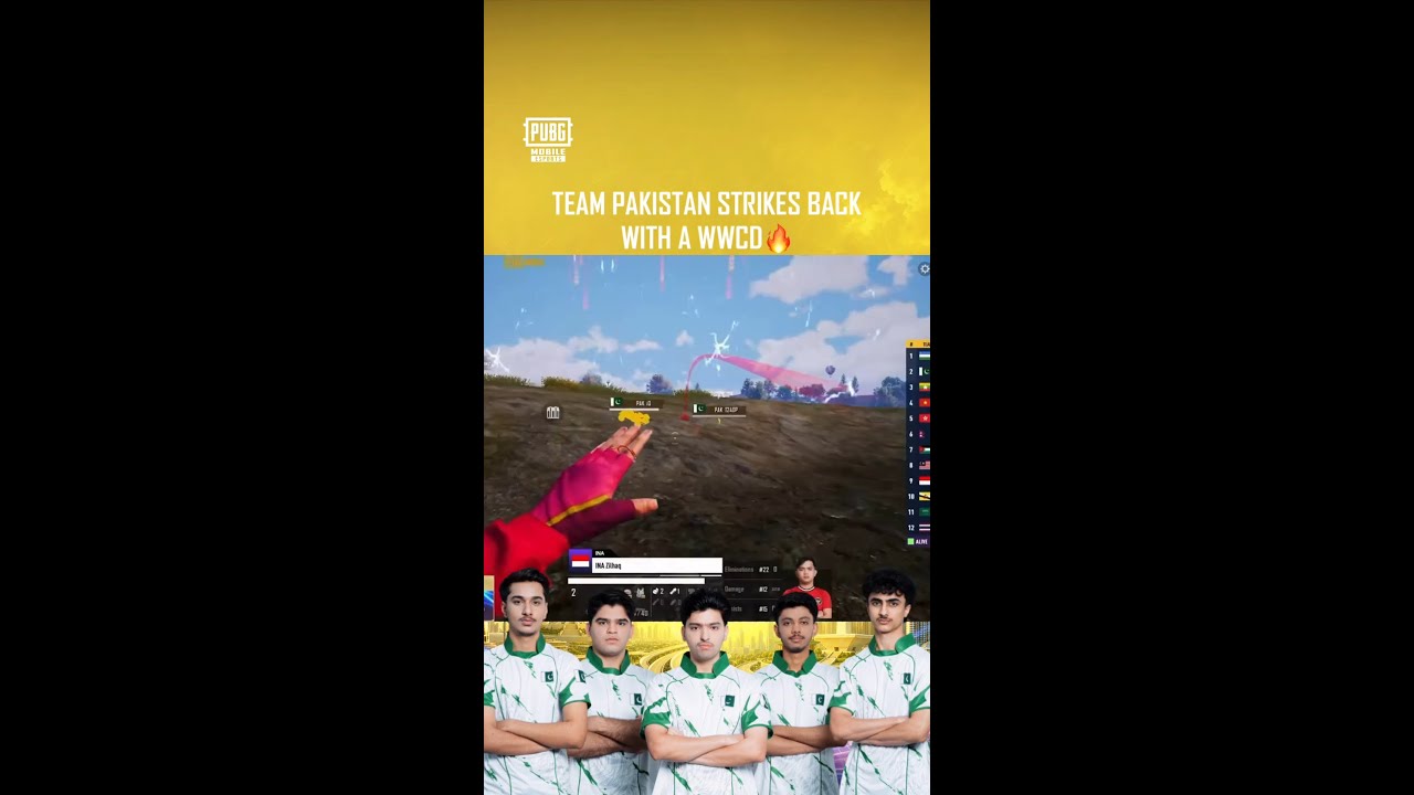 TEAM PAKISTAN STRIKES BACK WITH A WWCD