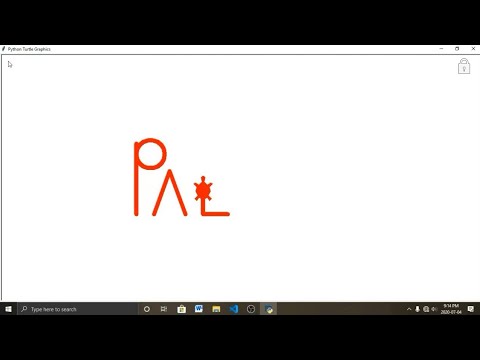 পাইথনে টার্টল দিয়ে নিজের নাম animation_ Drawing own name with turtle in Python | turtle graphics