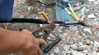 Tutorial cara sambung kabel 4x16 mm