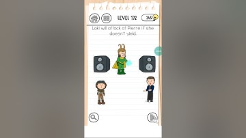 Brain test 3 level #172 walkthrough solution