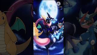 Elemental Showdown: Greninja vs. Dragonite #foryou #trendingshorts #shorts #pokemon