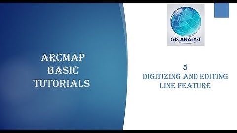 Digitizing and editing line features