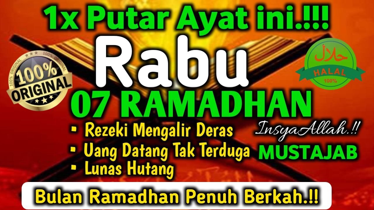 1x Putar Ayat ini.!! Di Bulan Ramadhan..! Segala Hajad Dikabulkan | Rezeki datang Dari Segala Arah 🤲